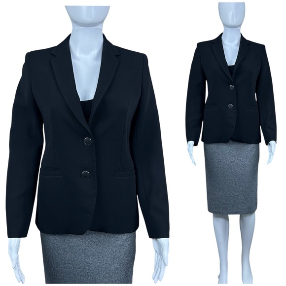 Max Mara Studio Single Breasted Blazer Jacket Womens Sz 2 Old Money Quiet Luxury